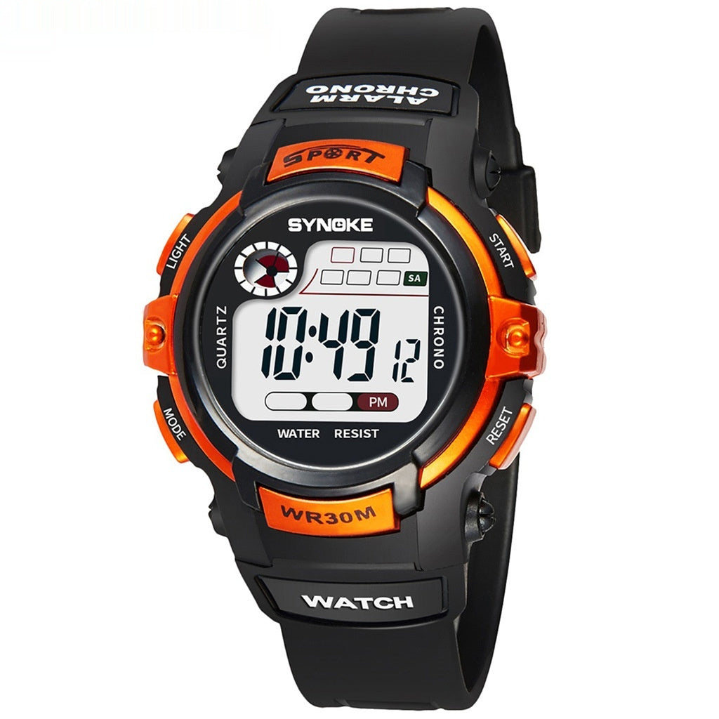Kid's Electronic Luminous Waterproof Sports Watch