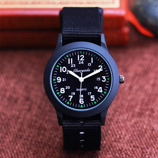 Unisex Canvas Waterproof Quartz Watch