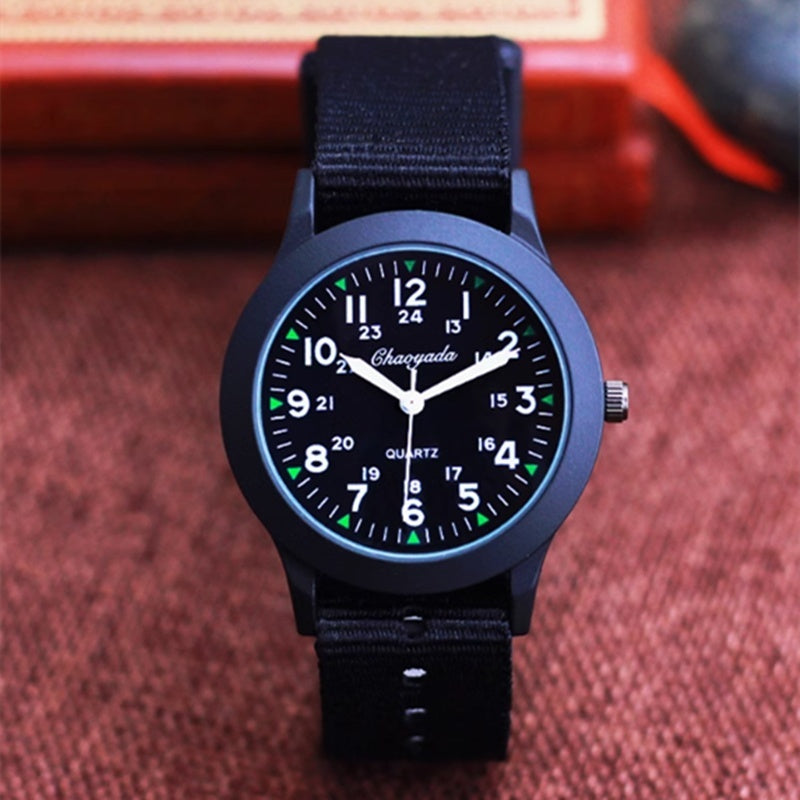 Unisex Canvas Waterproof Quartz Watch