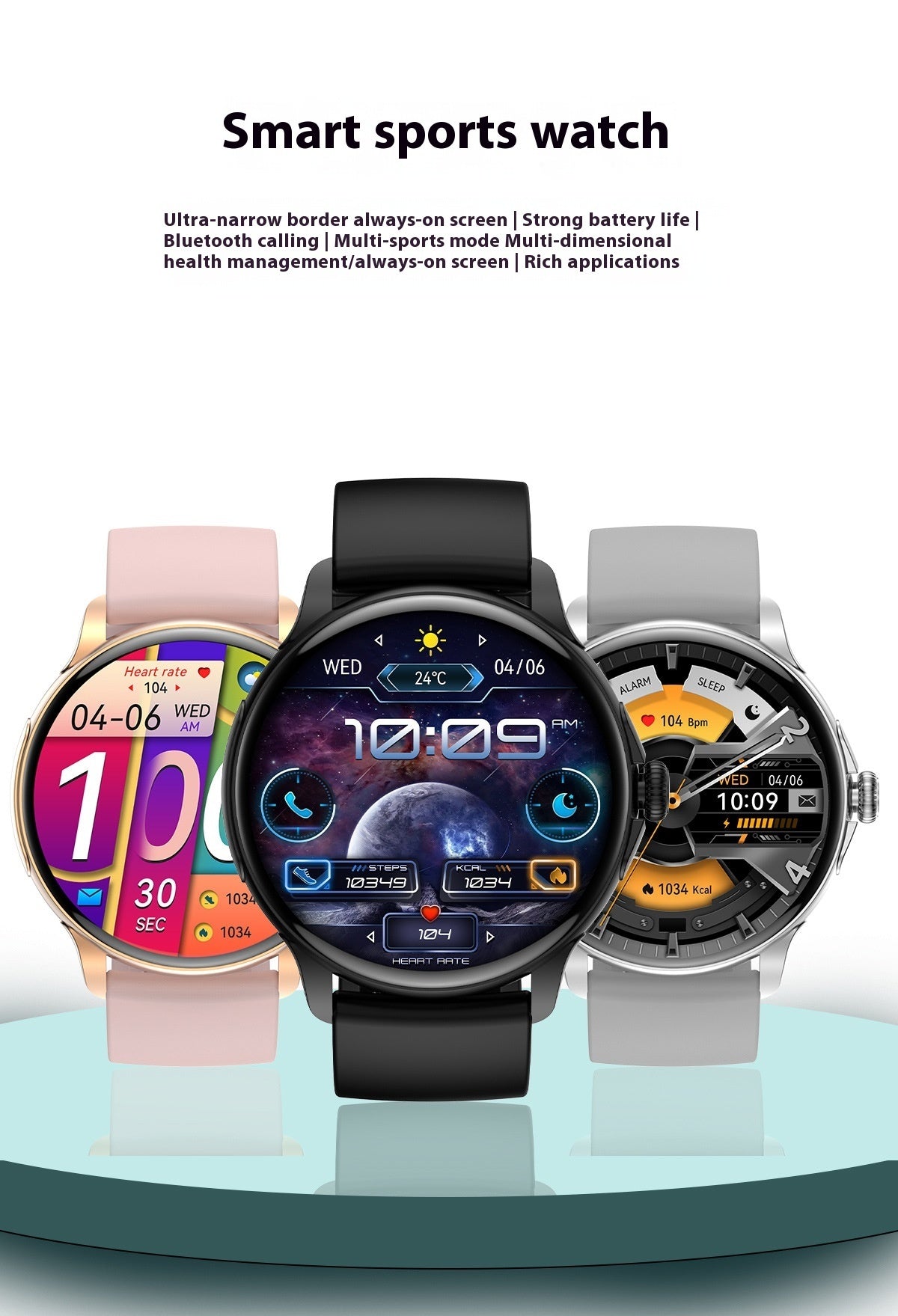 Smart Bluetooth Waterproof Sports Watch