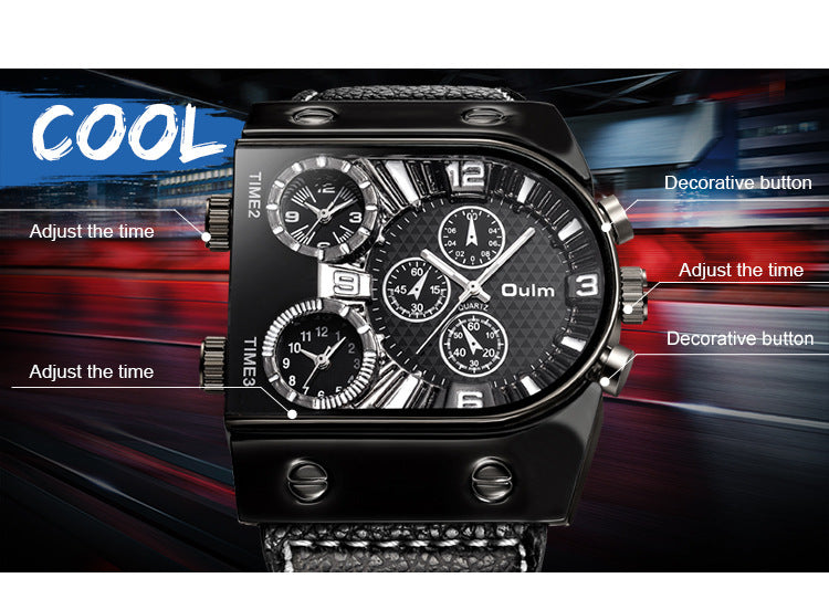 Men's Multi Display Wristwatch