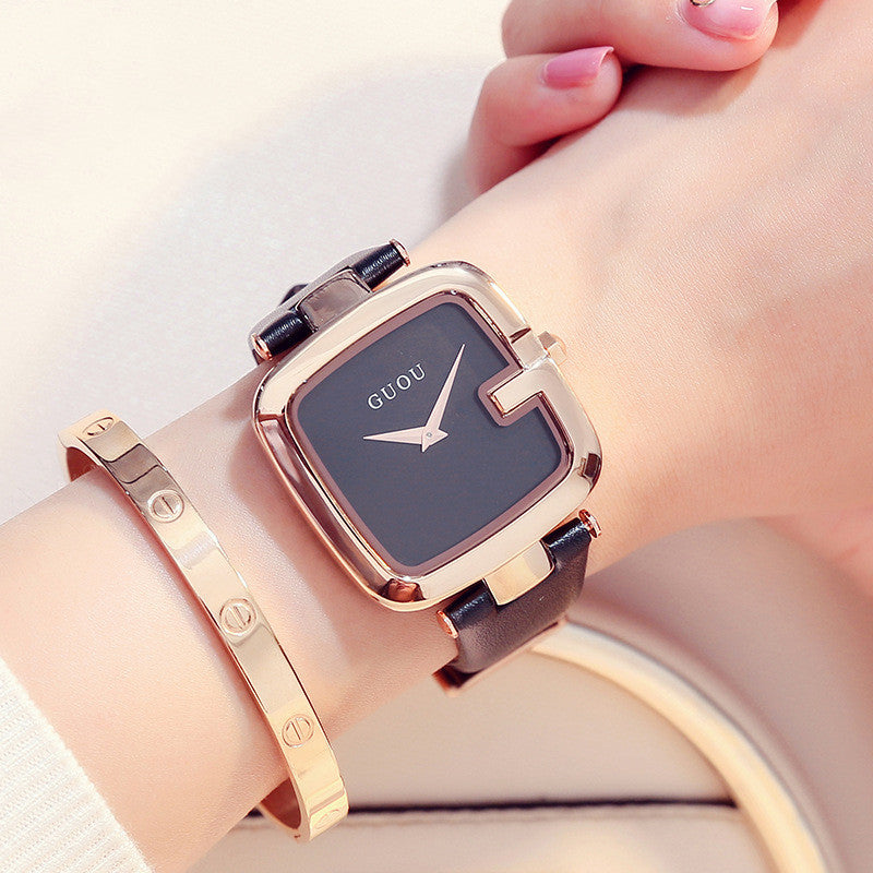 Women's Square Face Stylish Wristwatch