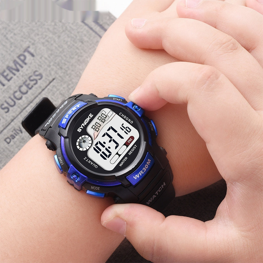 Kid's Electronic Luminous Waterproof Sports Watch