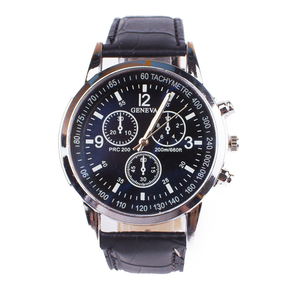 Men's Light Glass Wristwatch
