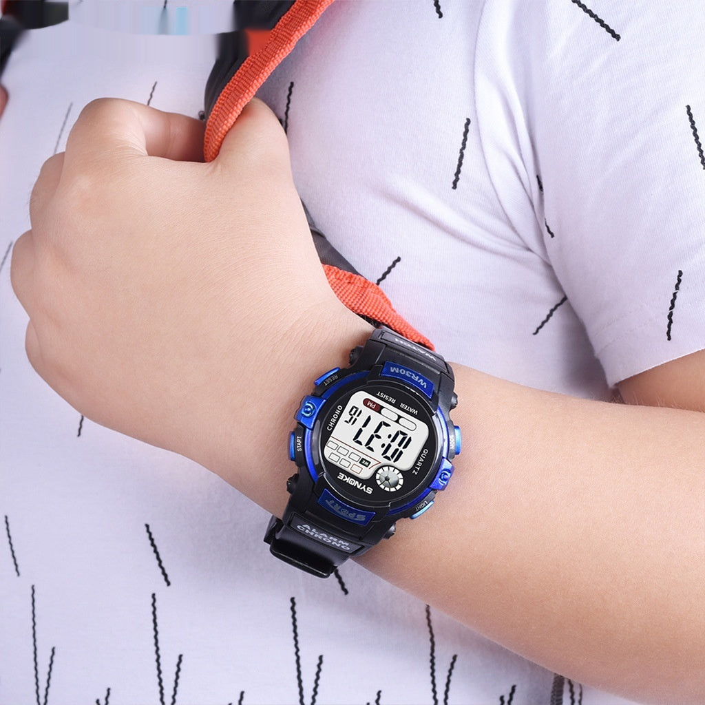 Kid's Electronic Luminous Waterproof Sports Watch