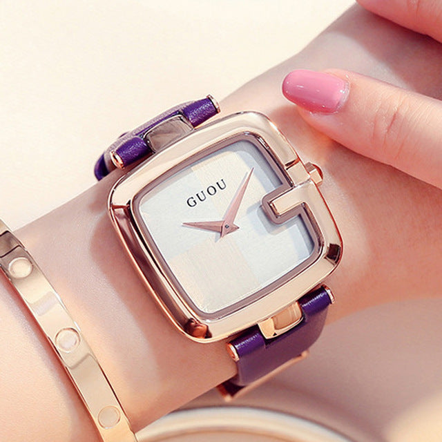 Women's Square Face Stylish Wristwatch