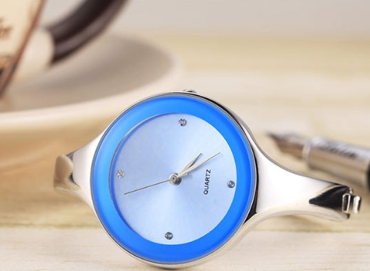 Women's Round Bracelet Quartz Watch