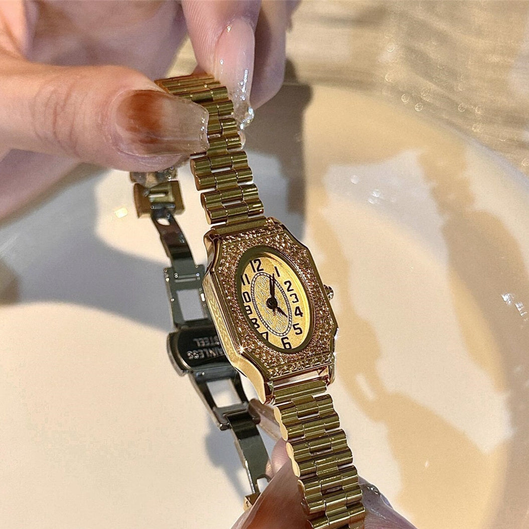 Women's Stainless Steel Quartz Bracelet Watch