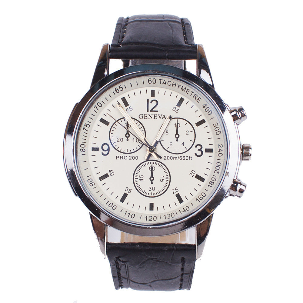 Men's Light Glass Wristwatch