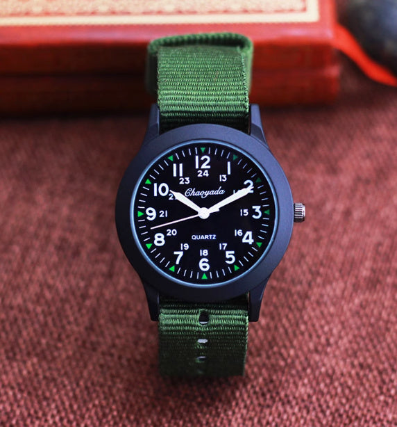 Unisex Canvas Waterproof Quartz Watch