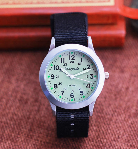 Unisex Canvas Waterproof Quartz Watch