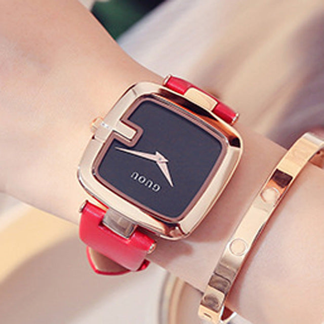 Women's Square Face Stylish Wristwatch