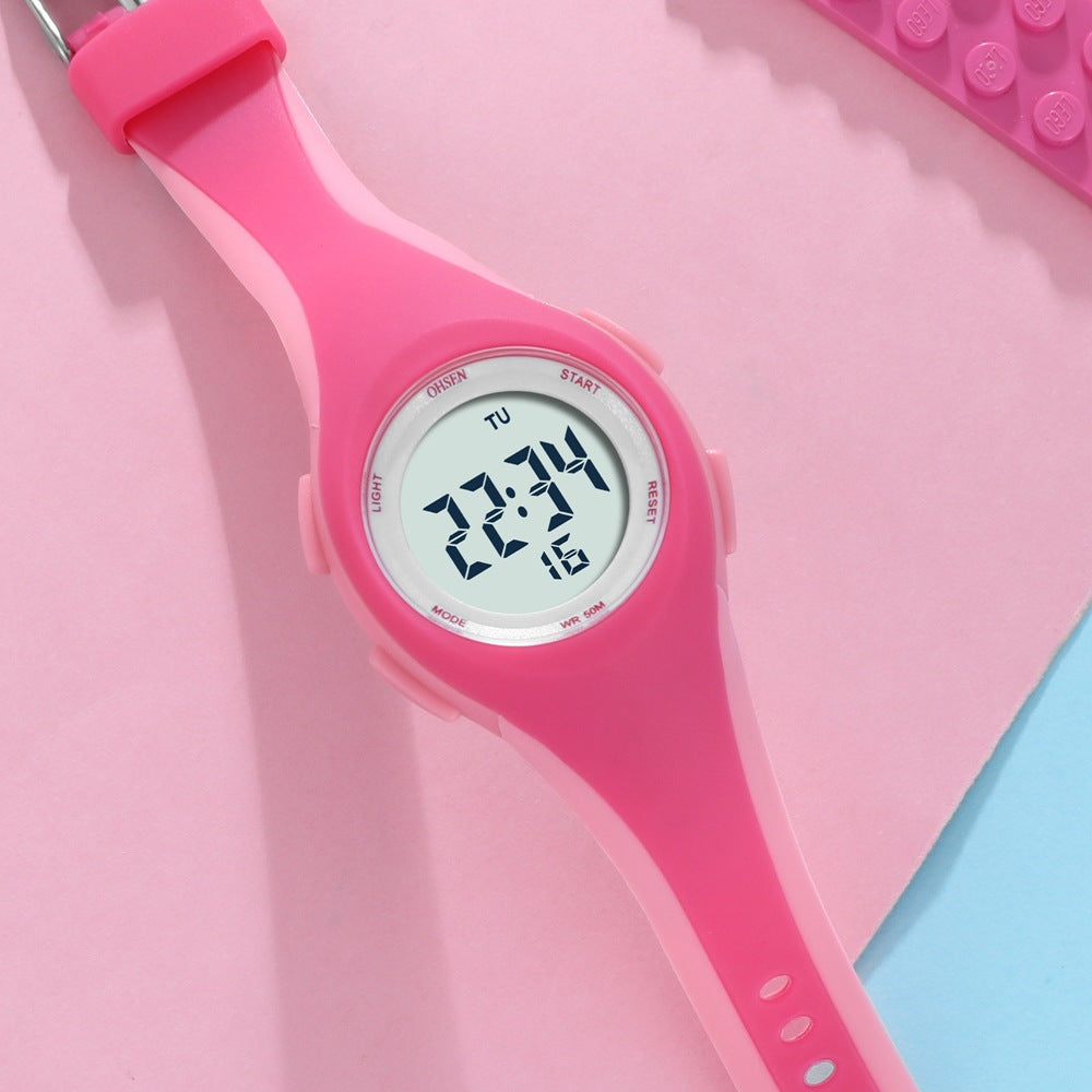 Kid's Multifunctional Waterproof Electronic Watch