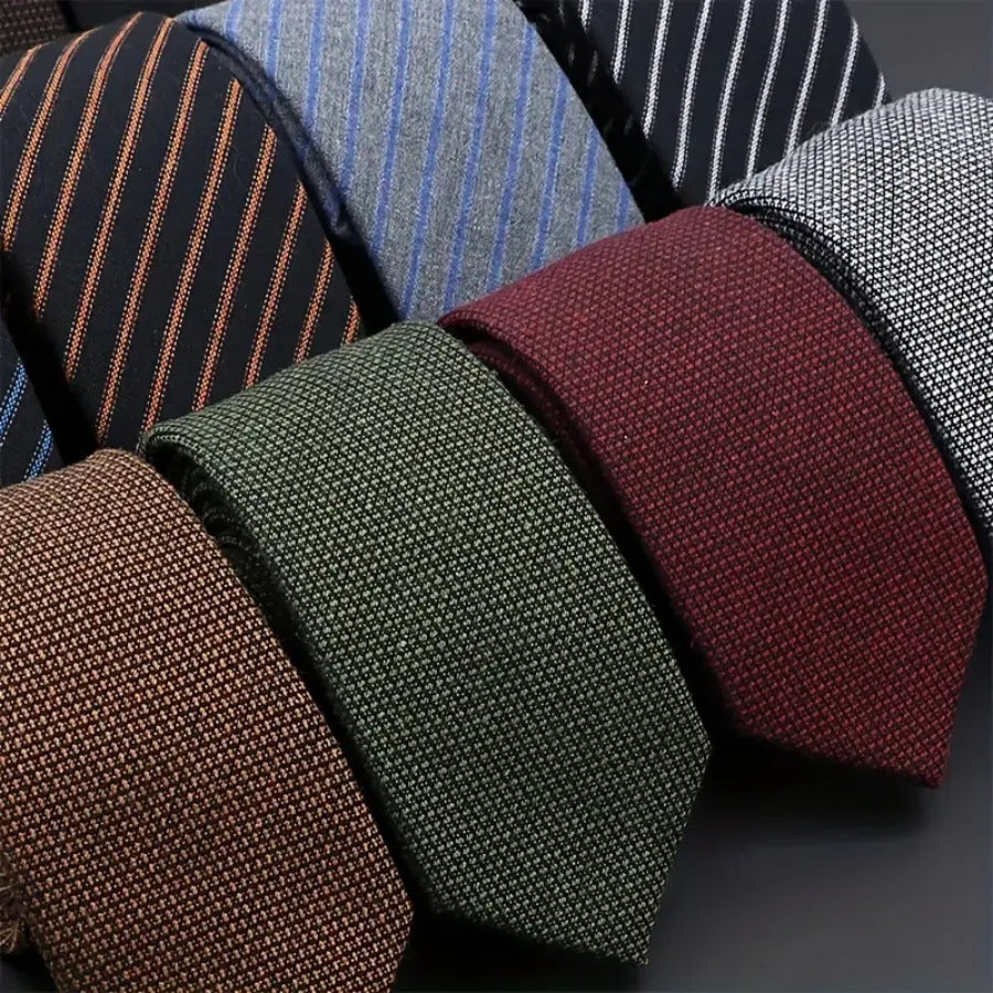 Timeless Style: Men's Plaid & Wool Neck Ties for Every Occasion