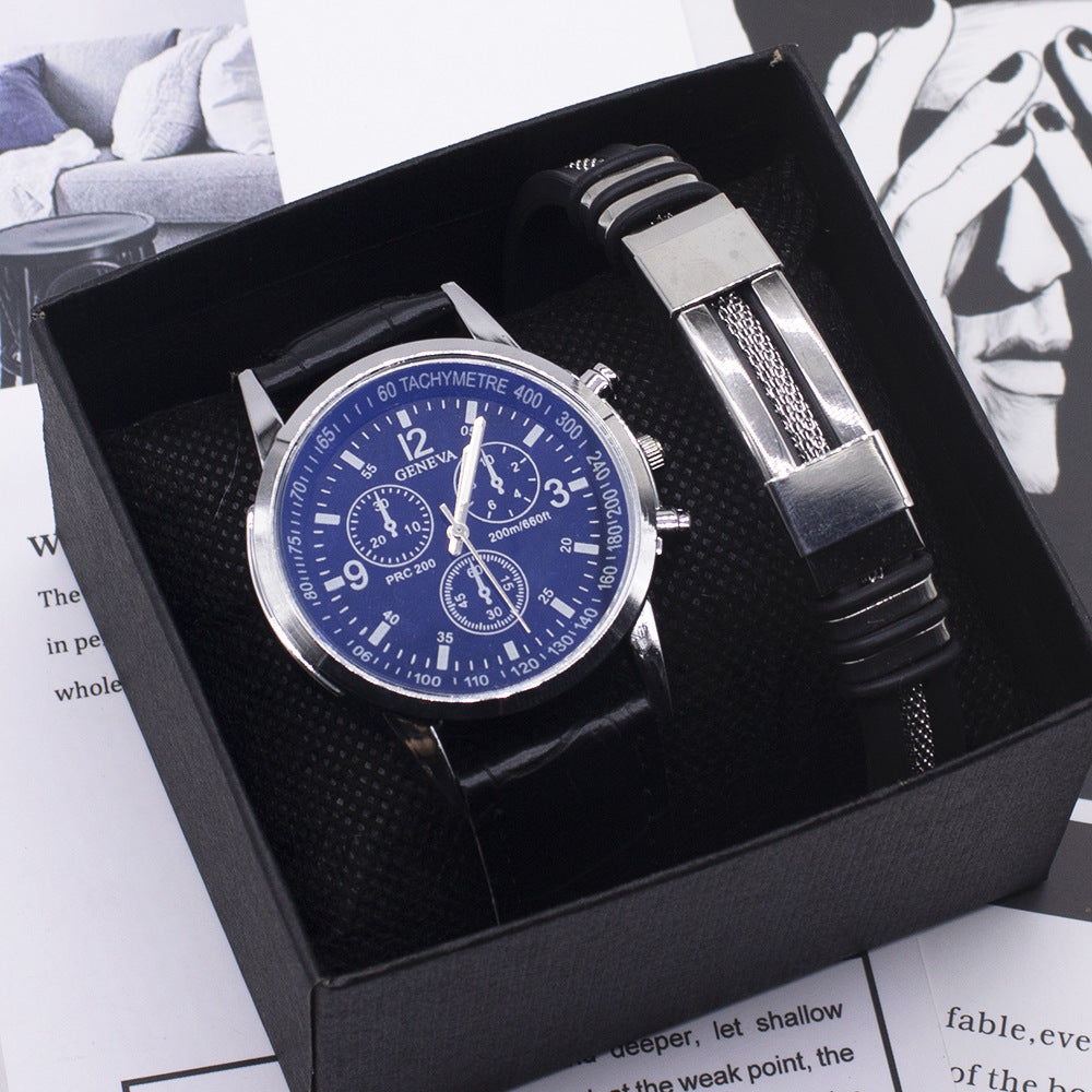 Men's Light Glass Wristwatch