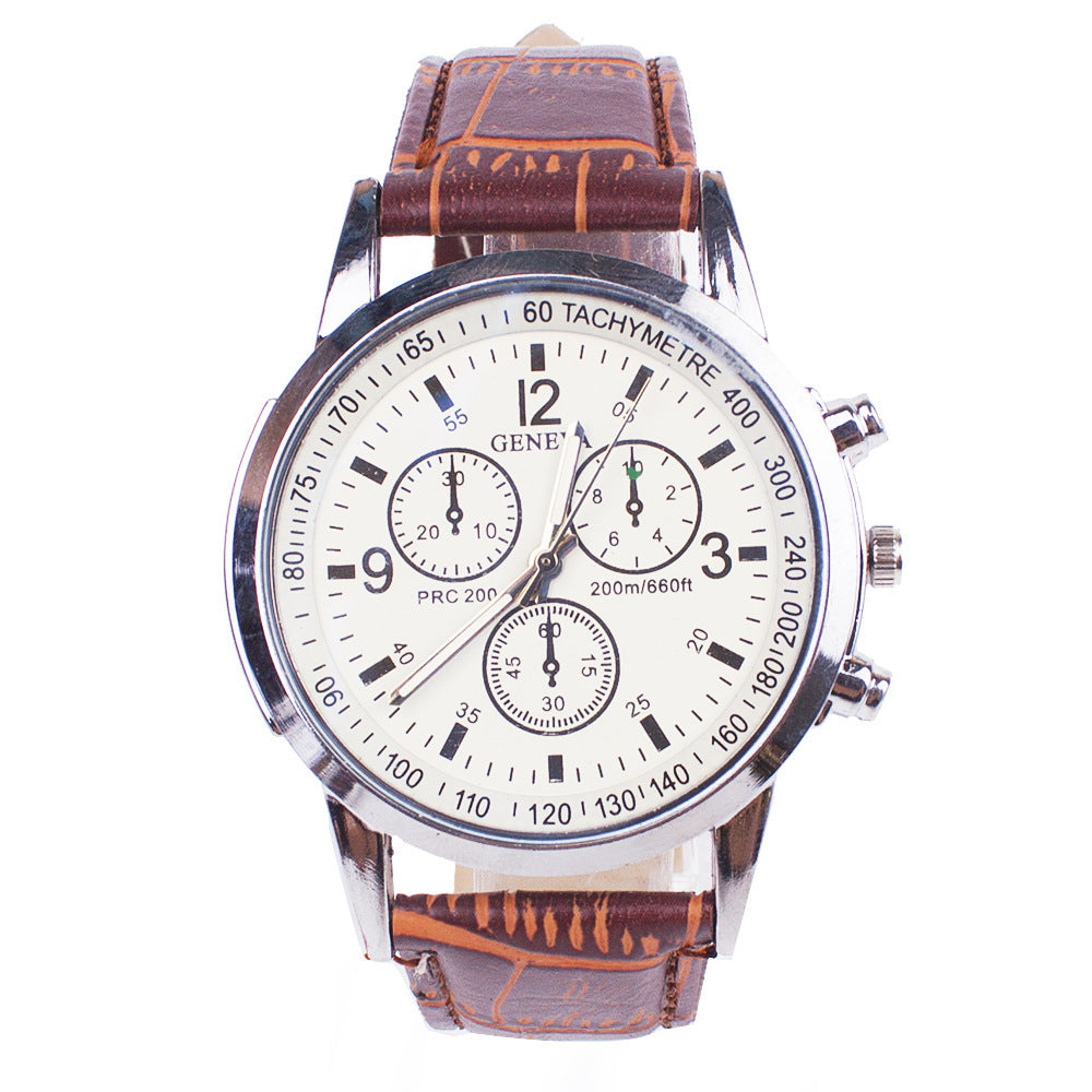 Men's Light Glass Wristwatch
