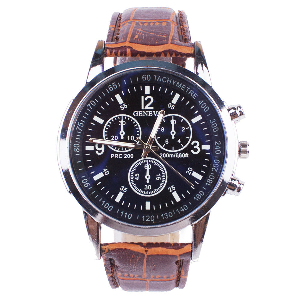 Men's Light Glass Wristwatch