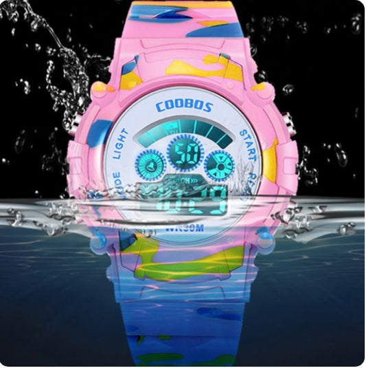 Kids Waterproof Electronic Sports Watch
