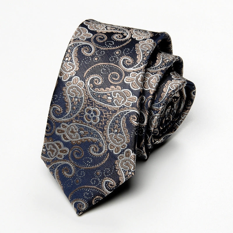 Elegant Korean-Style Slim Tie – Modern Minimalist Fashion
