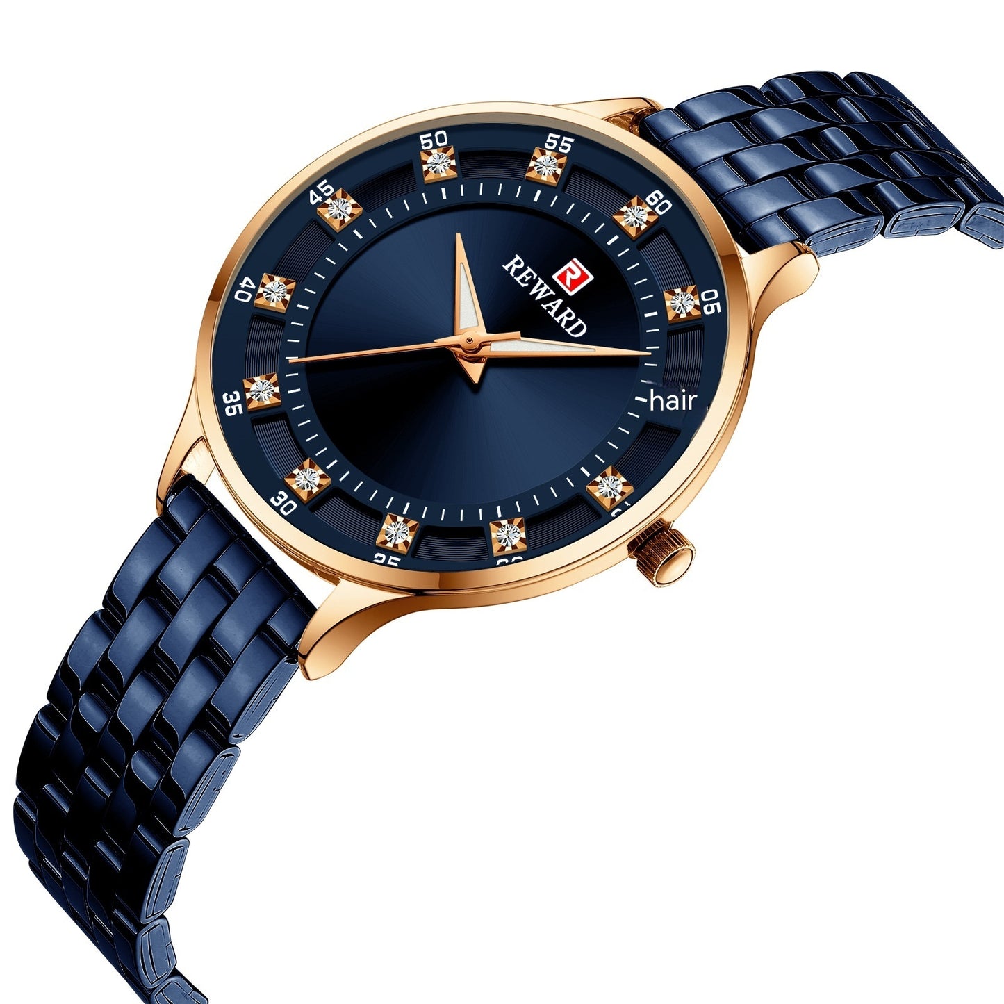 Elegant Women's Stainless Steel Waterproof Quartz Watch – Timeless Precision & Style