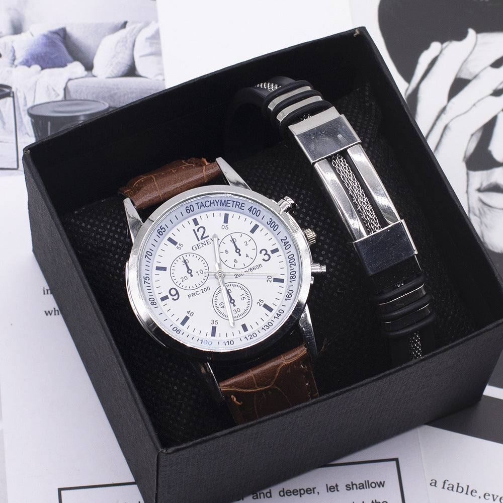Men's Light Glass Wristwatch